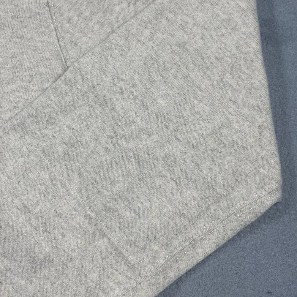 Polo by Ralph Lauren XL Heather Gray Cotton/Alpaca Henley Elbow Patches